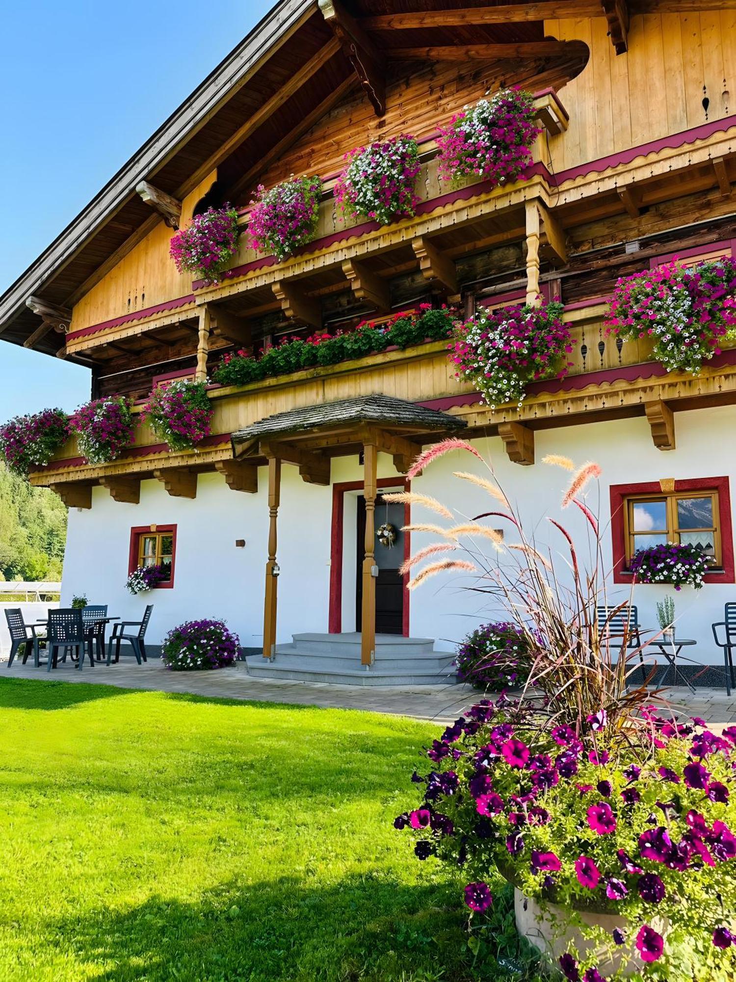 Ferienwohnung Langeck Maria Alm am Steinernen Meer Buitenkant foto