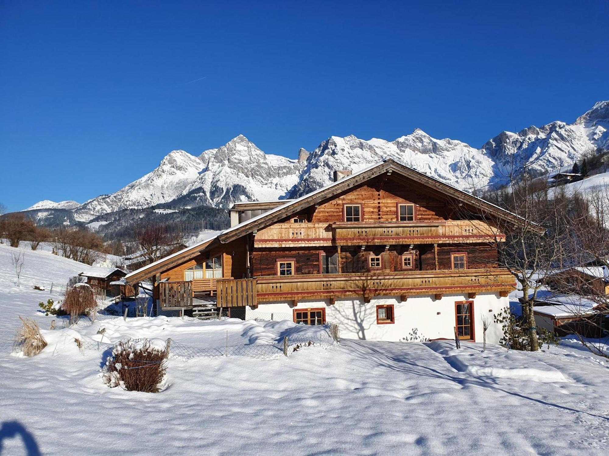 Ferienwohnung Langeck Maria Alm am Steinernen Meer Buitenkant foto
