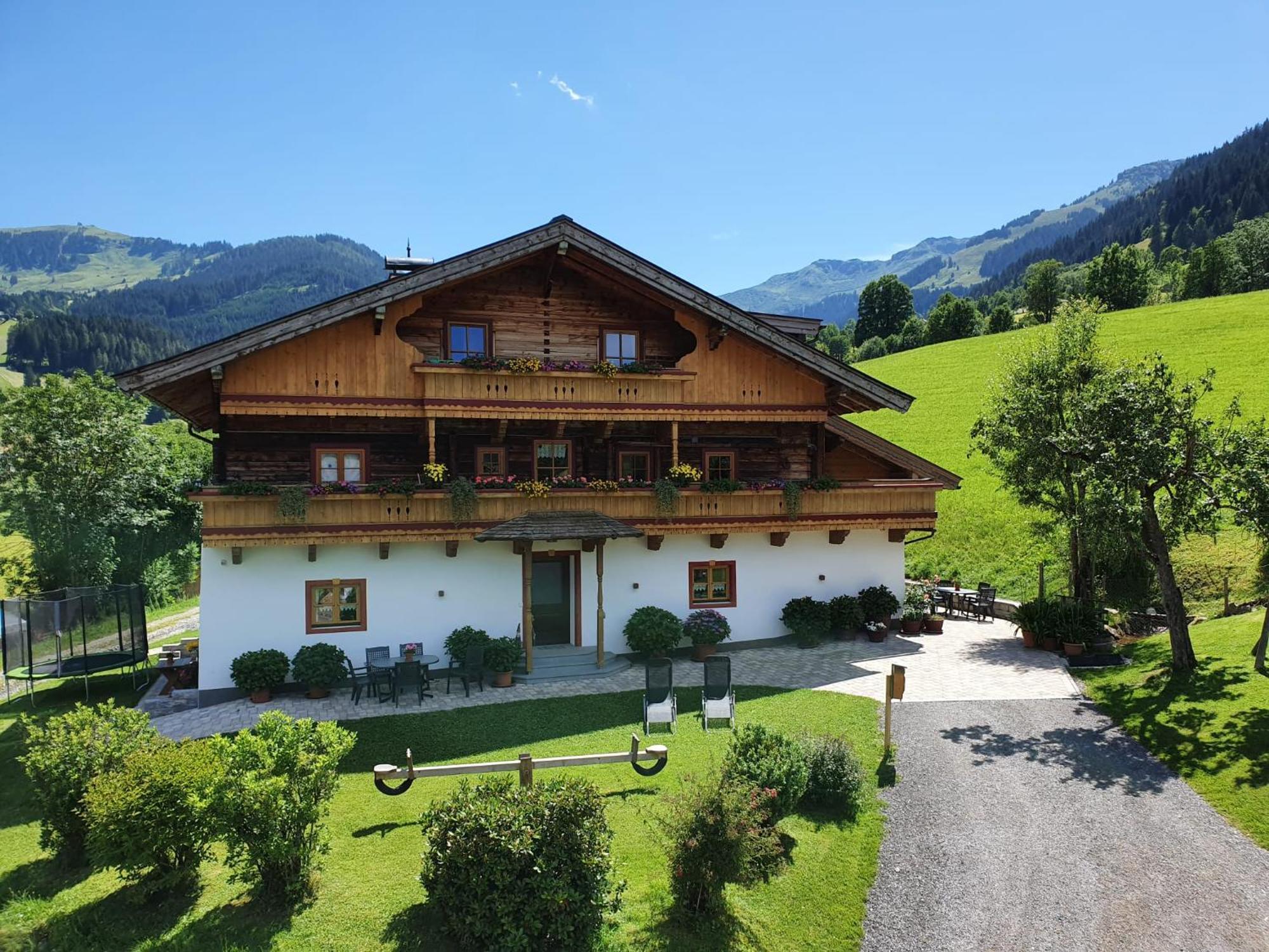 Ferienwohnung Langeck Maria Alm am Steinernen Meer Buitenkant foto