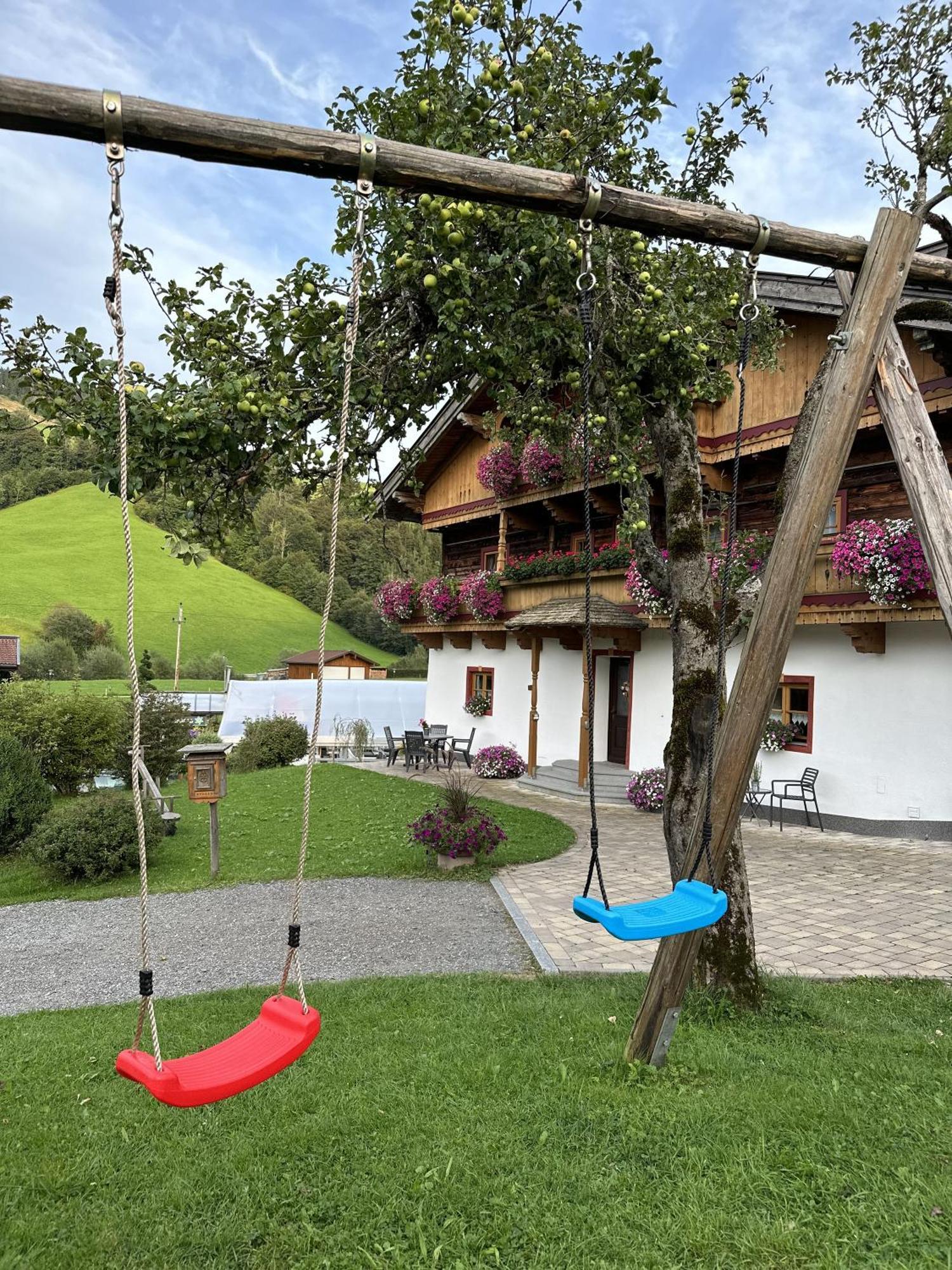 Ferienwohnung Langeck Maria Alm am Steinernen Meer Buitenkant foto