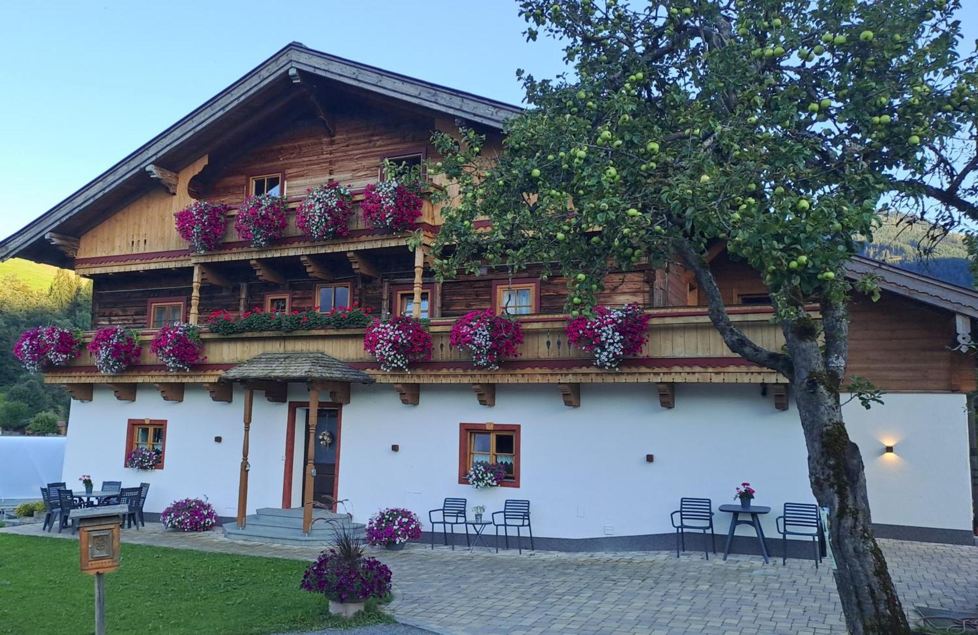 Ferienwohnung Langeck Maria Alm am Steinernen Meer Buitenkant foto