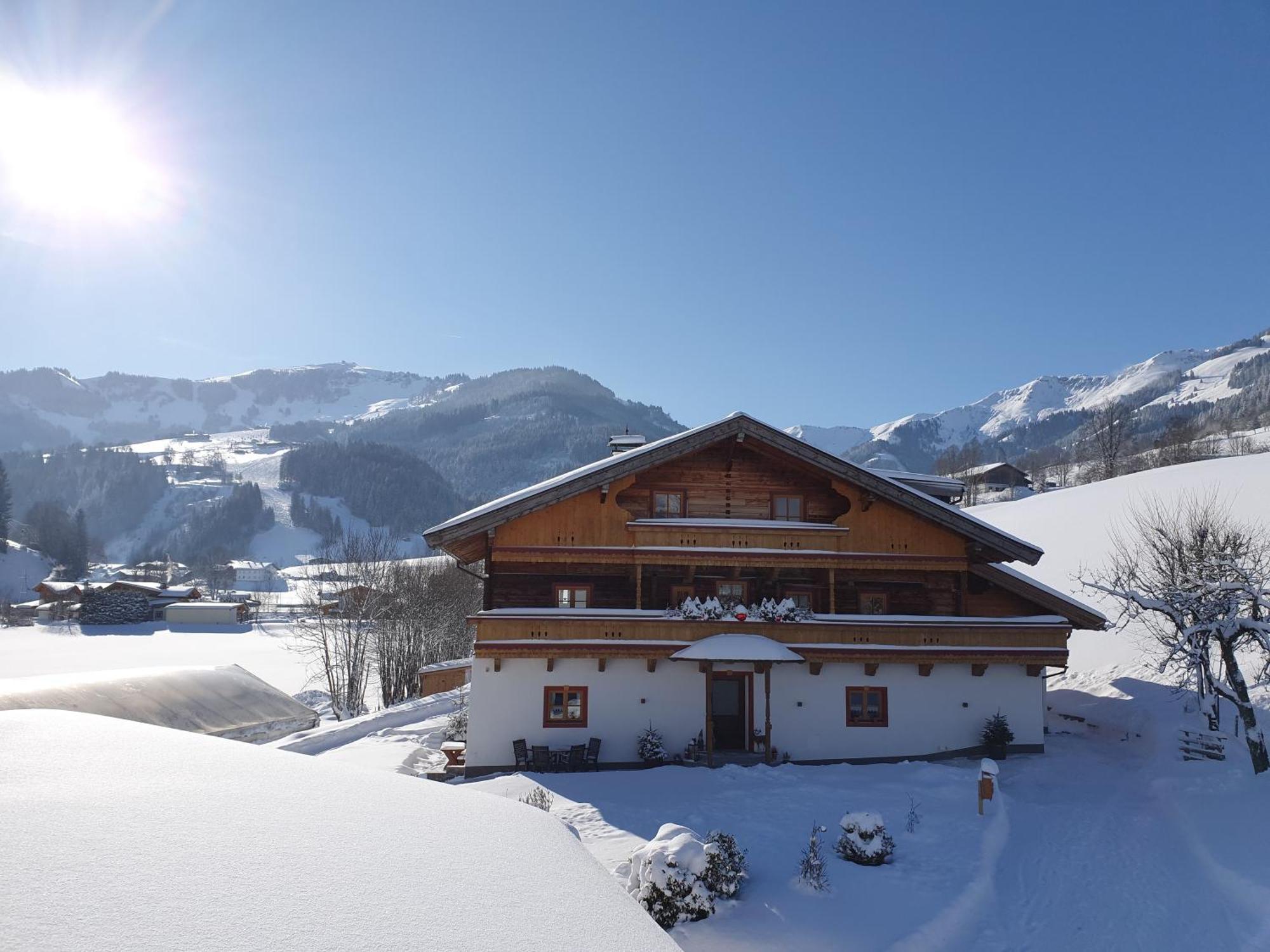 Ferienwohnung Langeck Maria Alm am Steinernen Meer Buitenkant foto